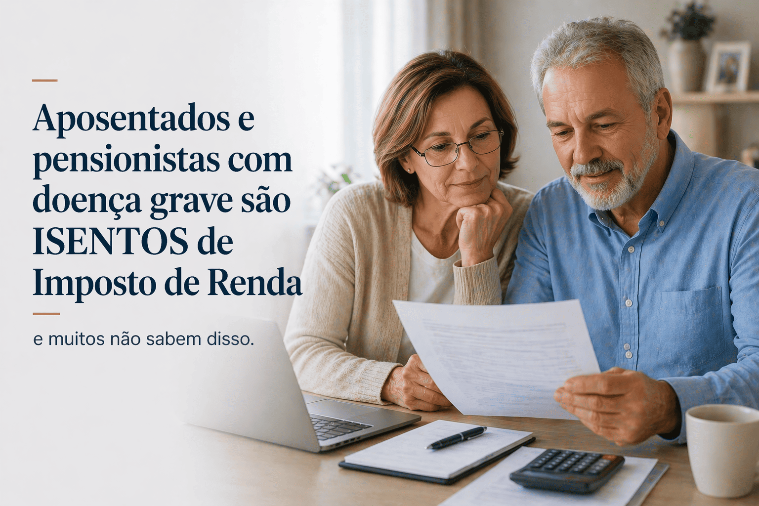 Aposentados e pensionistas com doença grave são ISENTOS de Imposto de Renda e muitos ainda não sabem disso.